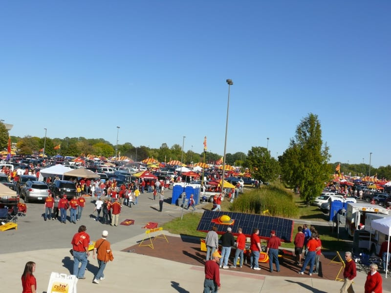 P10 tailgating at ISU